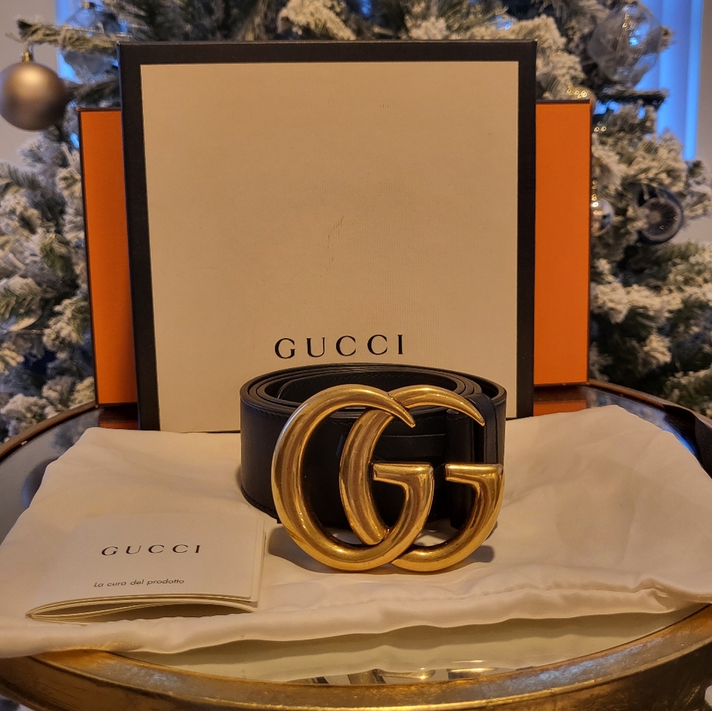 Authentic Gucci marmont belt